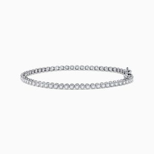 14K White Gold 1.0 Ct. Diamond Tennis Bracelet
